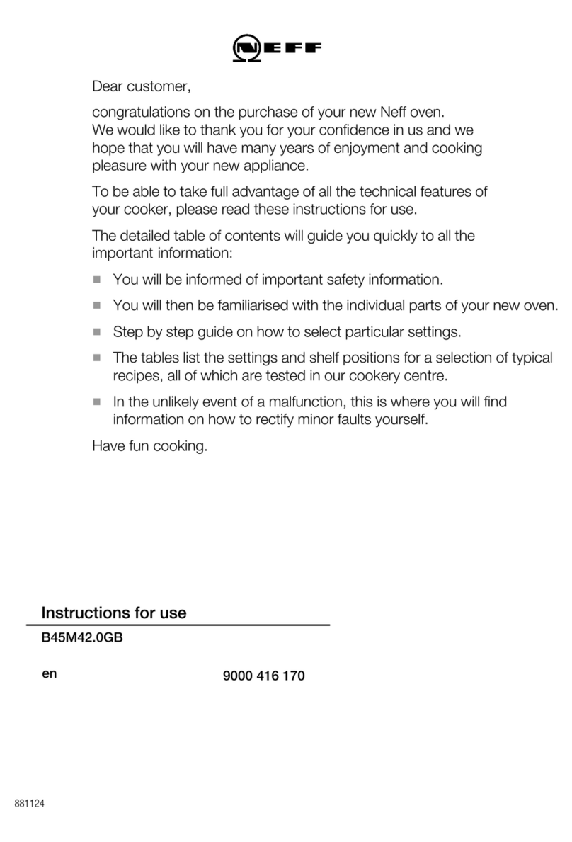 NEFF B45M42N0GB Manuel utilisateur