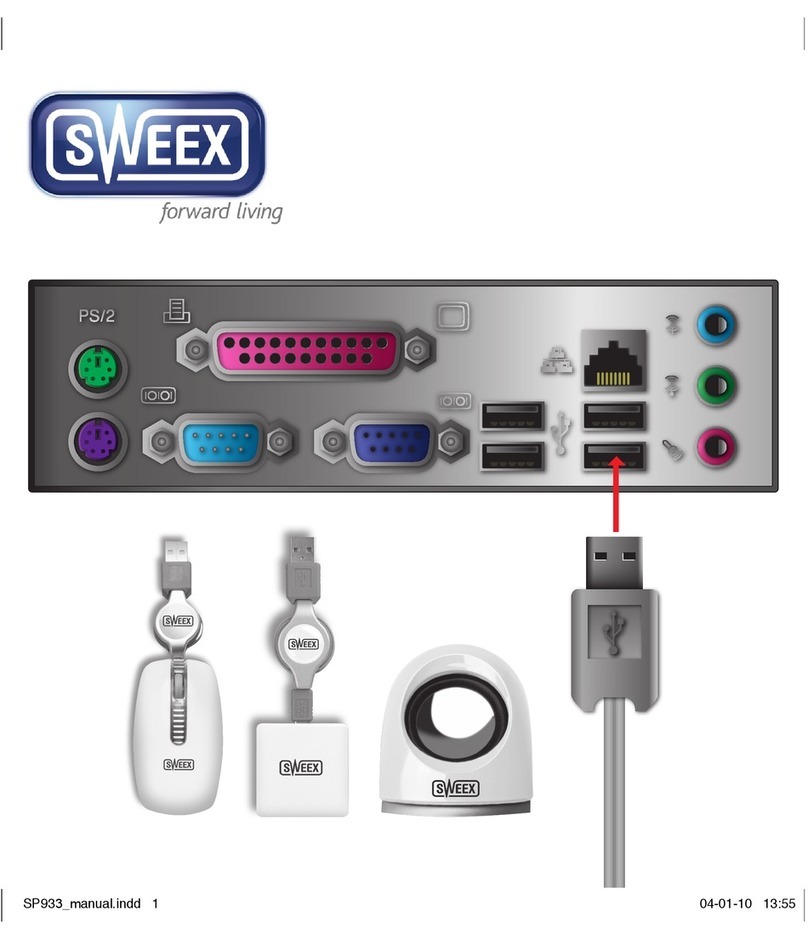 SWEEX SP933 Manuel utilisateur