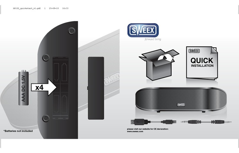 SWEEX SP101 Manuel utilisateur