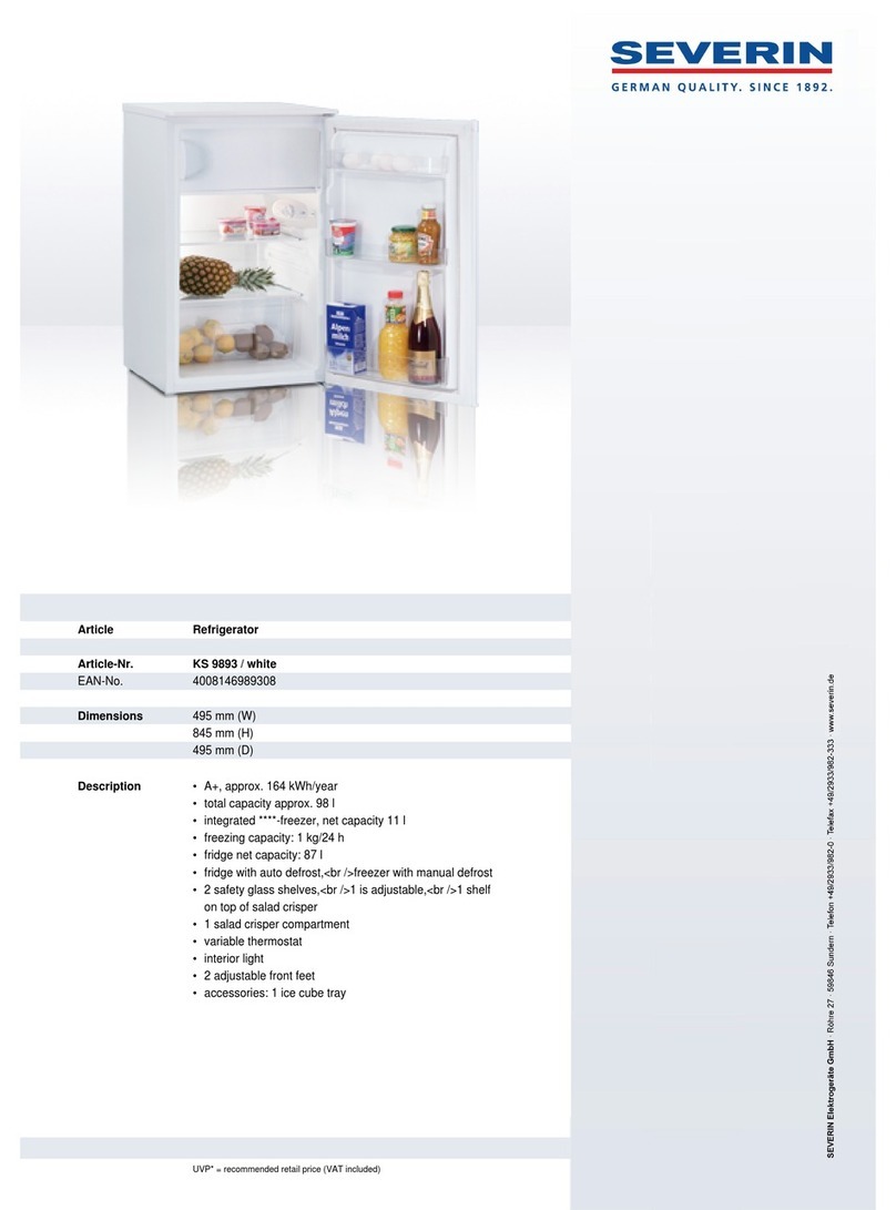 SEVERIN KS 9893 Guide de l'utilisateur SEVERIN KS 9893 Guide de l'utilisateur