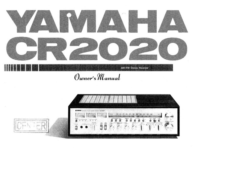 Yamaha CR-2020 Manuel utilisateur