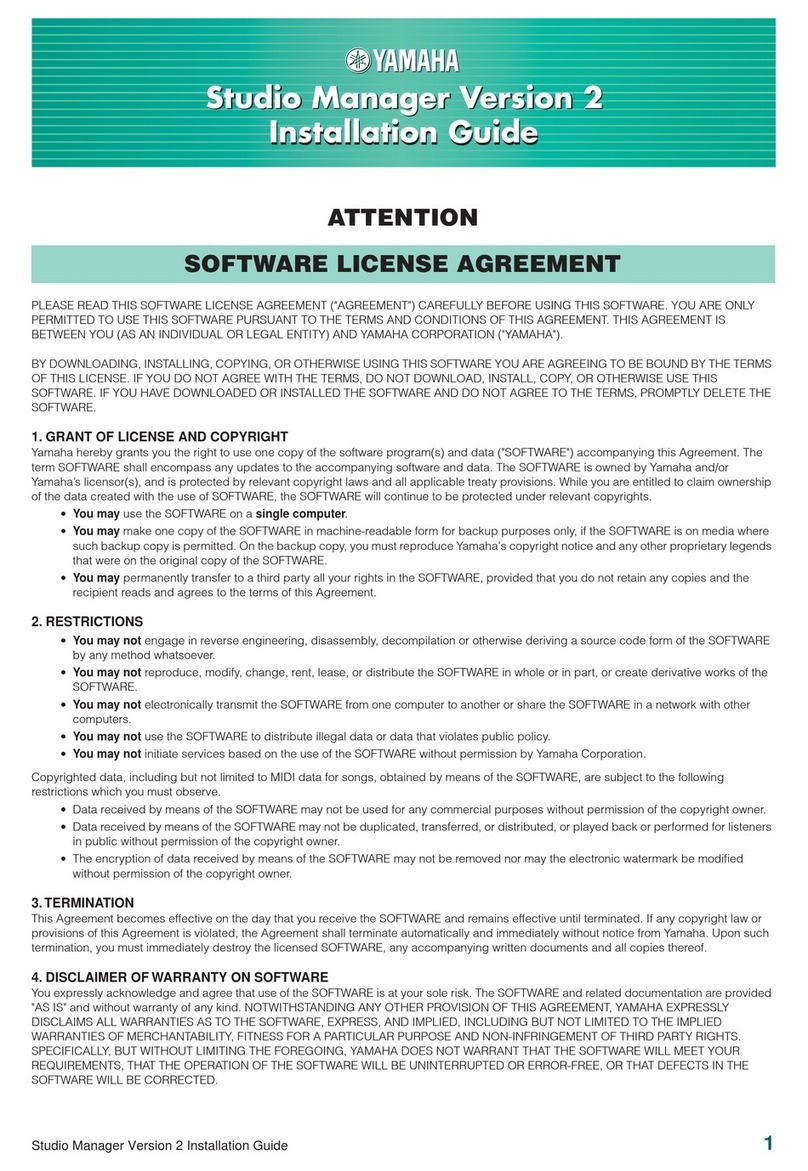 Yamaha M7CL StageMix V1.5 Manuel utilisateur