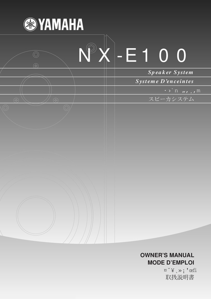 Yamaha NX-E100 Manuel utilisateur