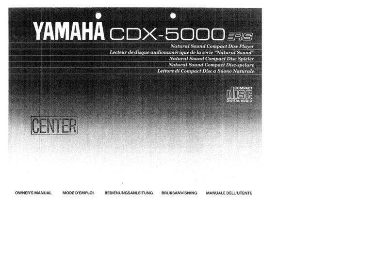 Yamaha CDX-5000 Manuel utilisateur