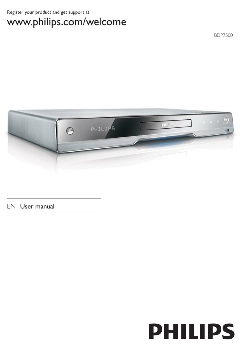 Philips BDP7500SL Manuel utilisateur