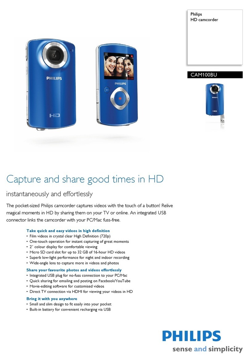 Philips CAM100BU Manuel utilisateur Philips CAM100BU Manuel utilisateur