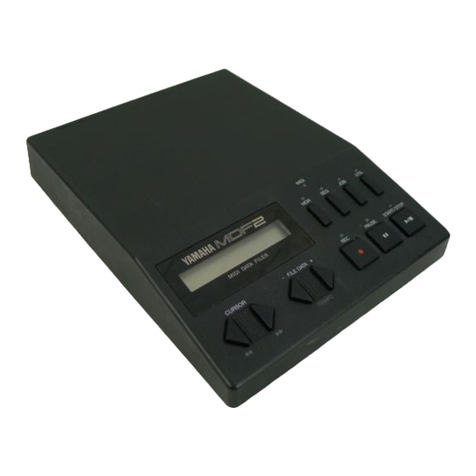 Yamaha MDF2 Manuel utilisateur Yamaha MDF2 Manuel utilisateur