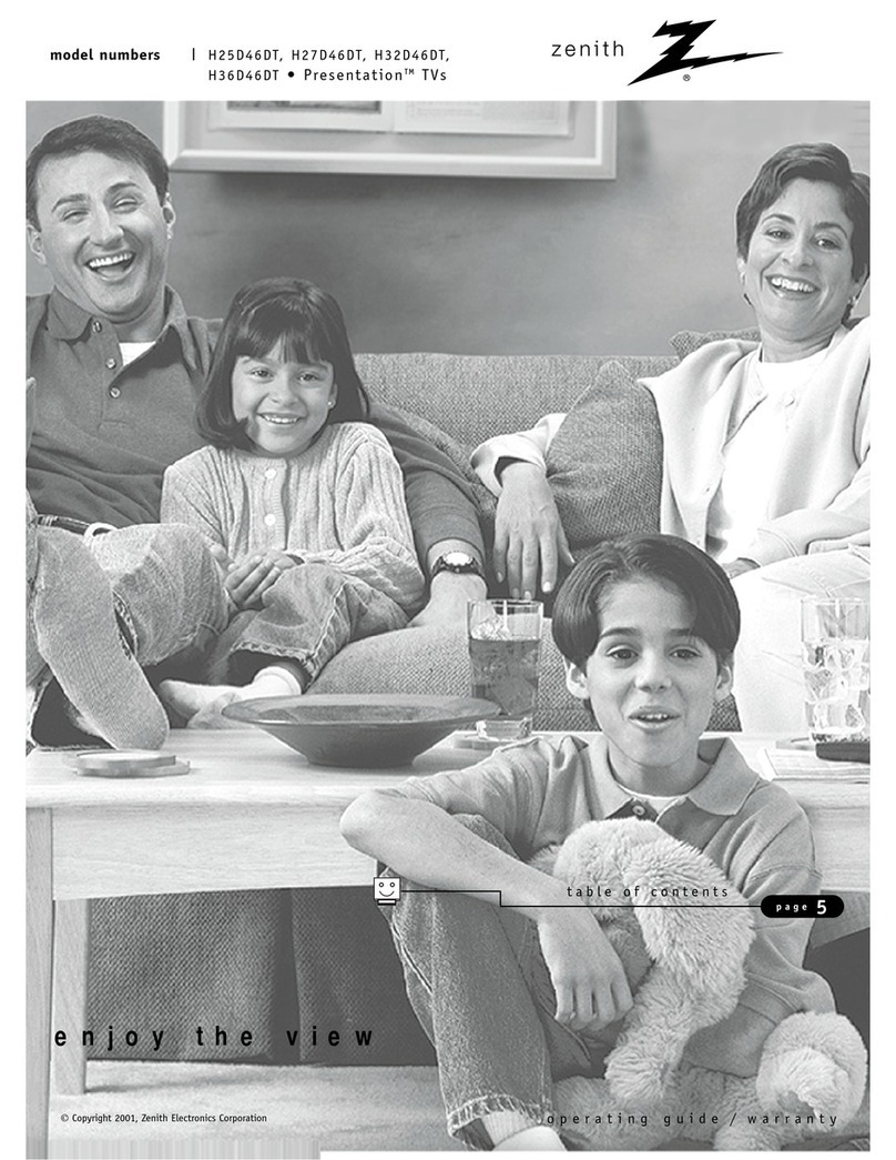 Zenith Presentation H25D46DT Manuel d'utilisation et d'entretien