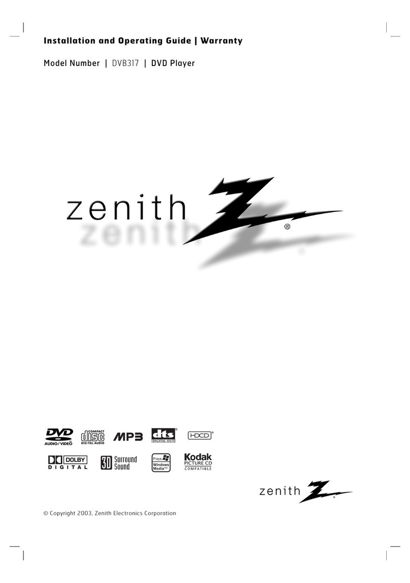 Zenith DVB317 Guide d'installation