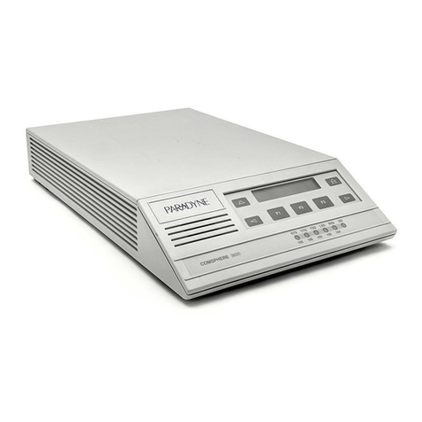 Paradyne COMSPHERE 3810 Instructions de montage Paradyne COMSPHERE 3810 Instructions de montage