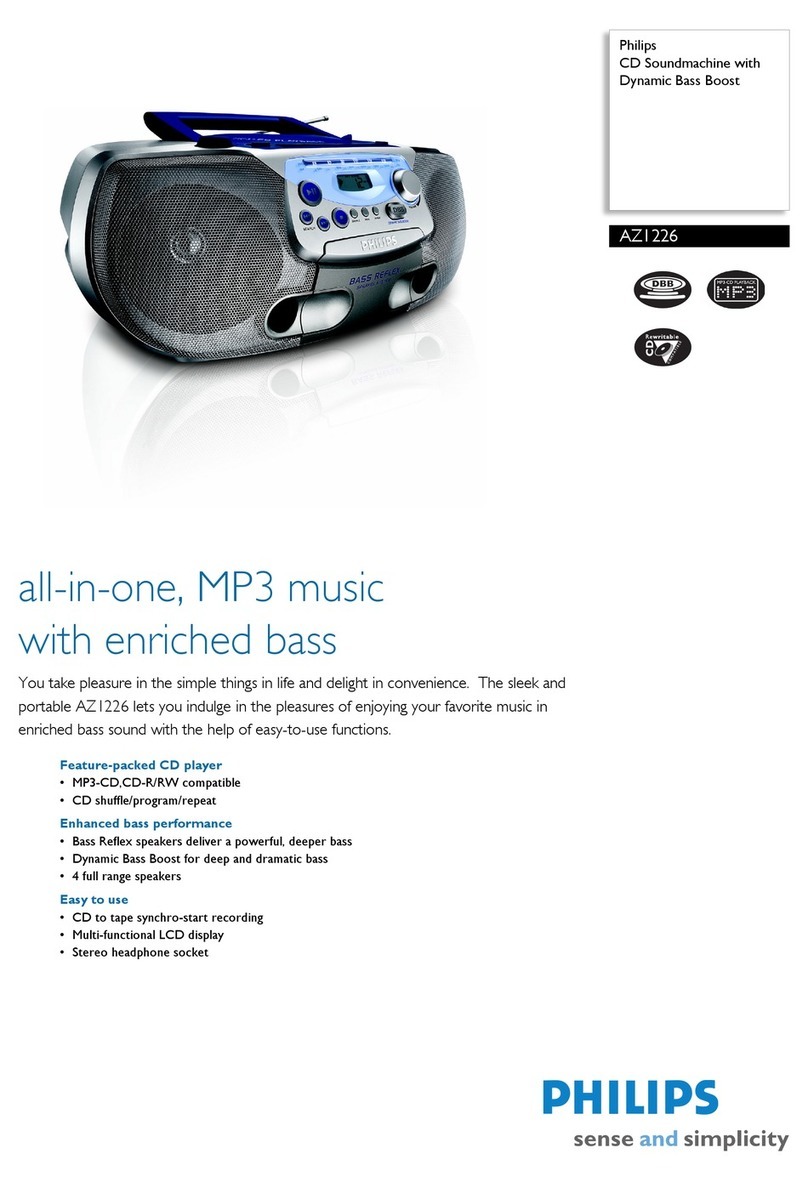 Philips AZ1226 Manuel utilisateur