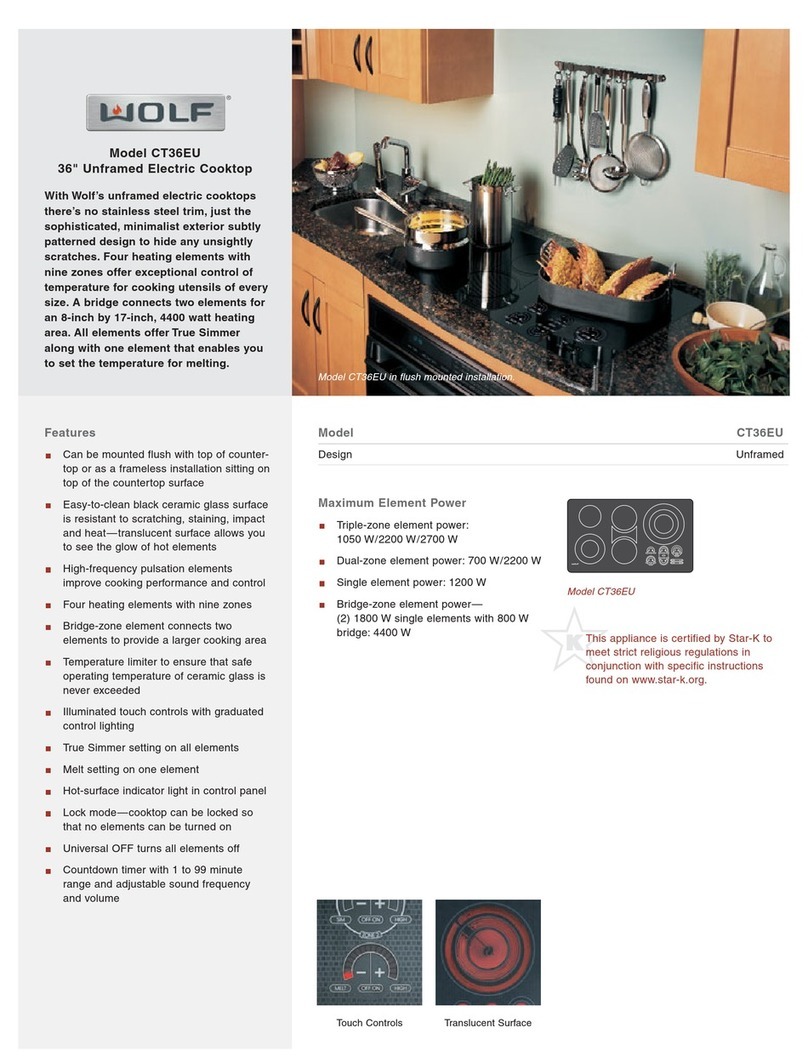Wolf CT36EU Manuel utilisateur Wolf CT36EU Manuel utilisateur