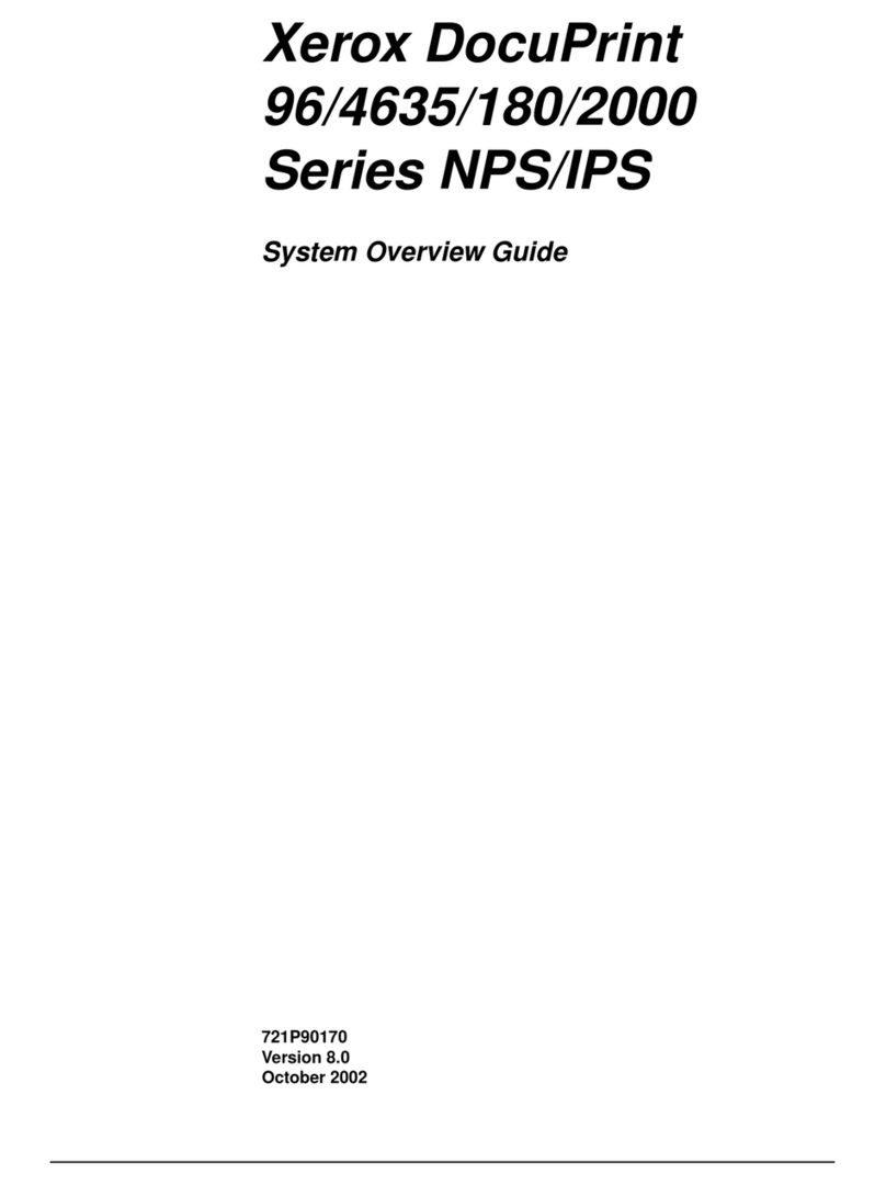 Xerox Nuvera 100 Manuel utilisateur