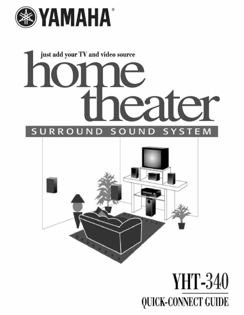 Yamaha YHT-340 Instructions de montage