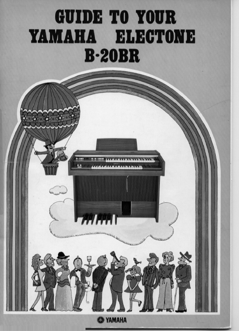 Yamaha Electone B-20BR Manuel utilisateur