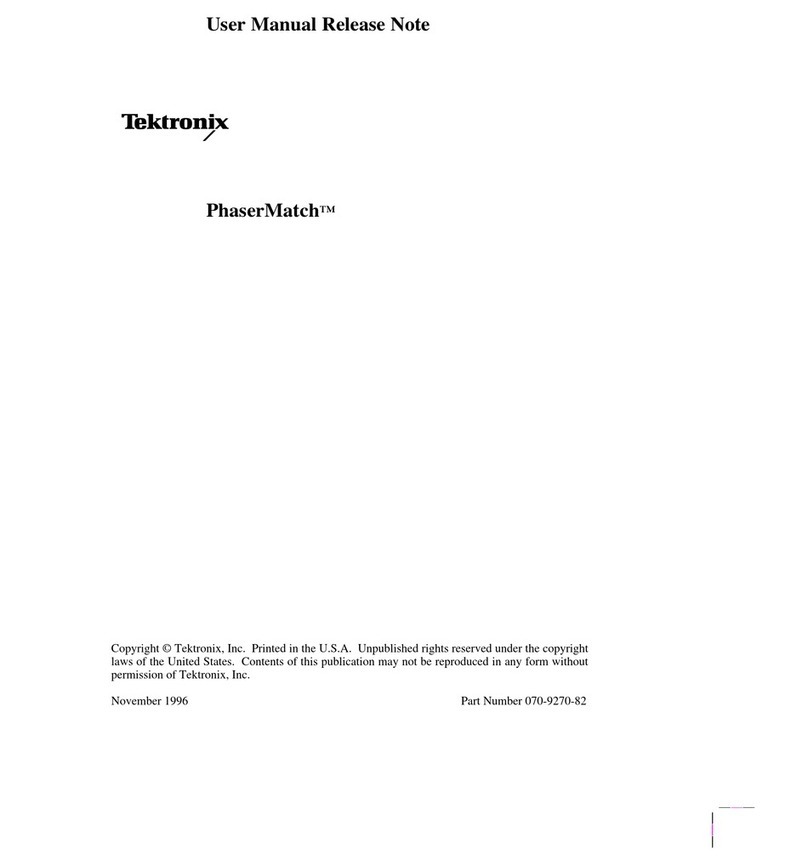 Tektronix Phaser 300X Manuel utilisateur