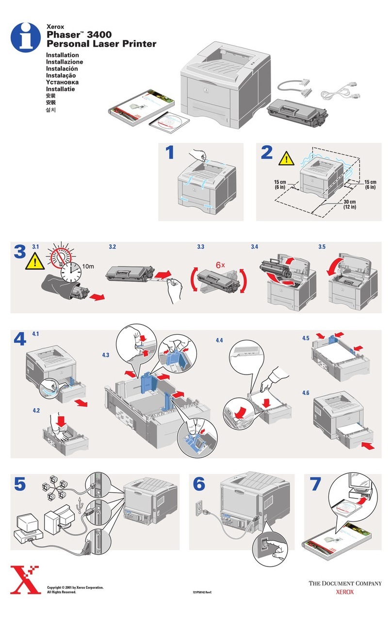 Xerox Phaser 3400 Manuel utilisateur