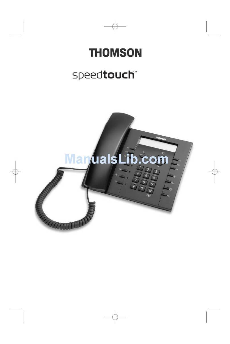 THOMSON SPEEDTOUCH D51 Manuel utilisateur