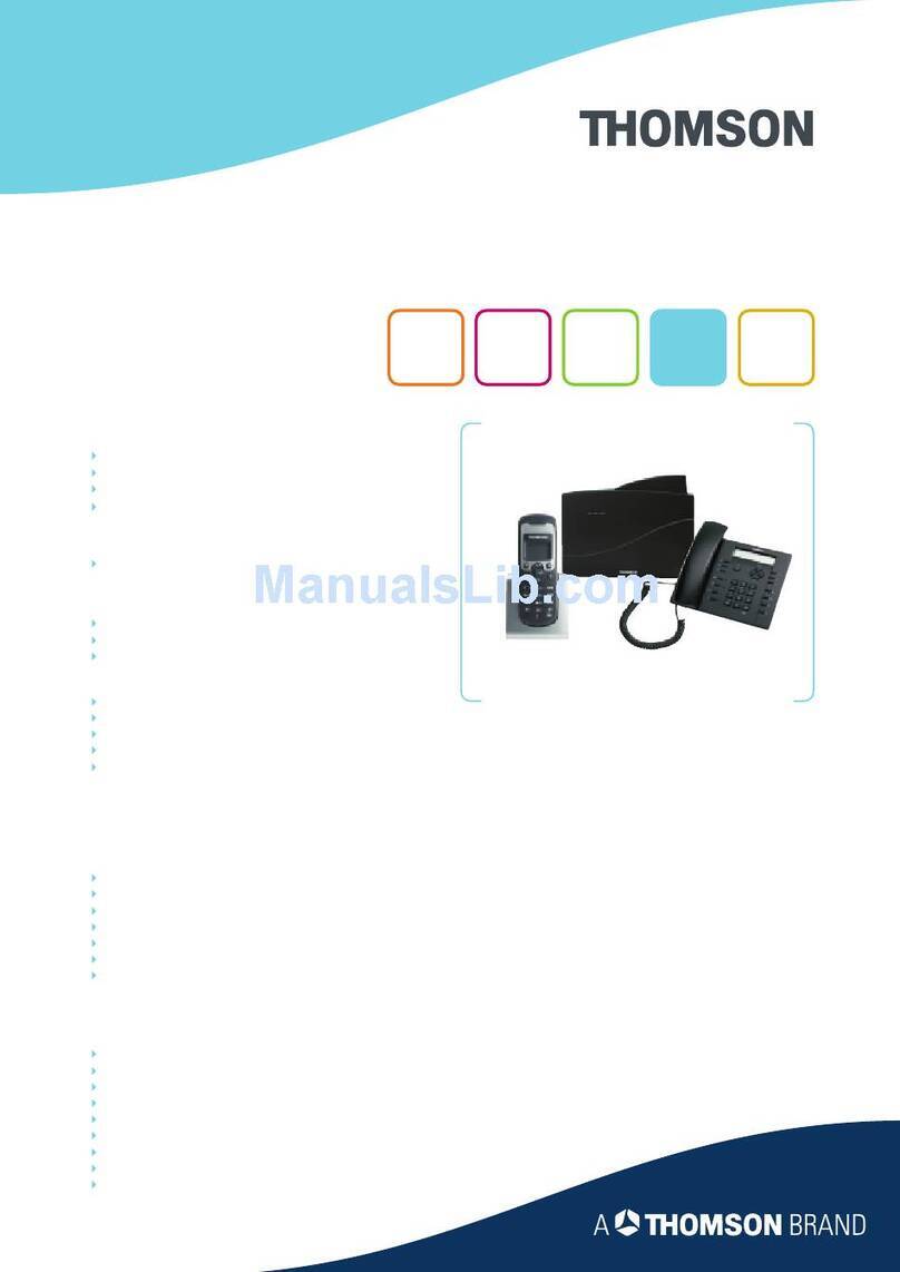 THOMSON SPEEDTOUCH D151 Manuel utilisateur THOMSON SPEEDTOUCH D151 Manuel utilisateur