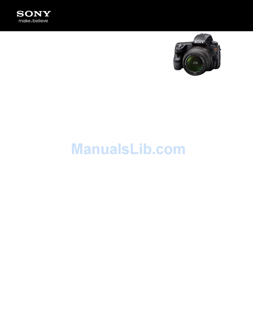 Sony Alpha SLT-A37K Manuel utilisateur