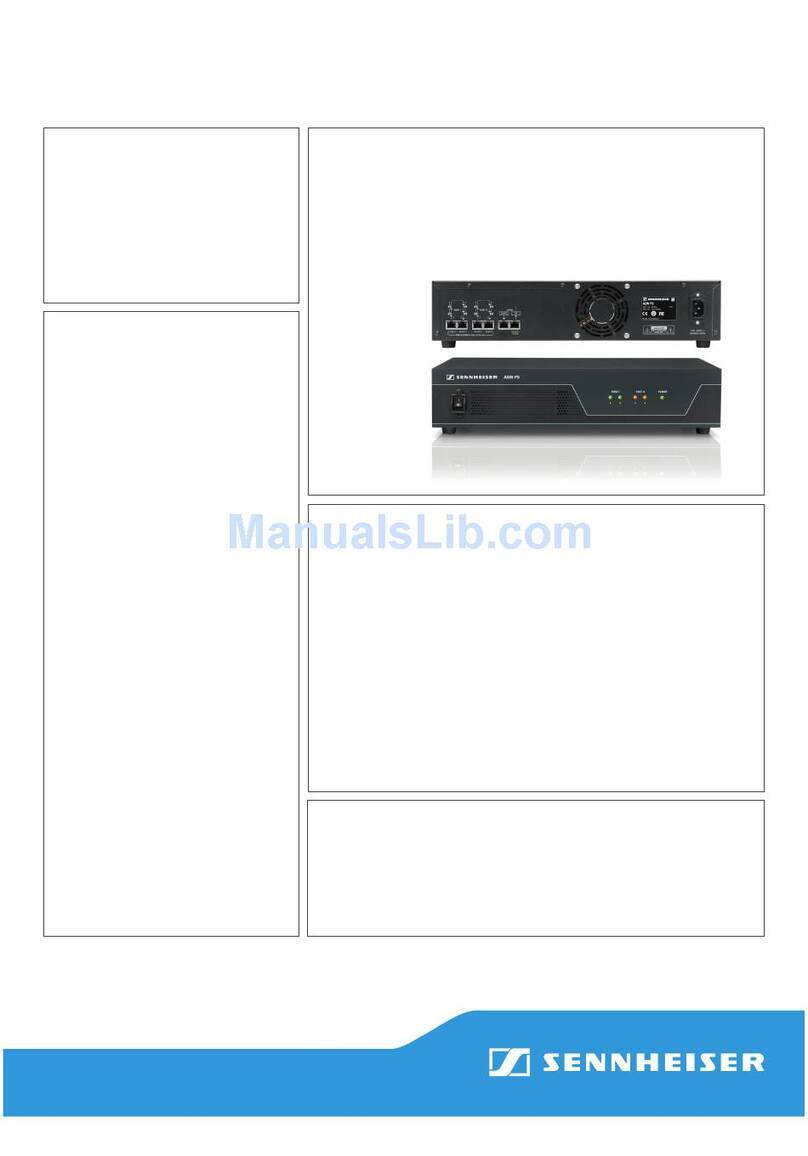 Sennheiser ADN PS - Manuel utilisateur