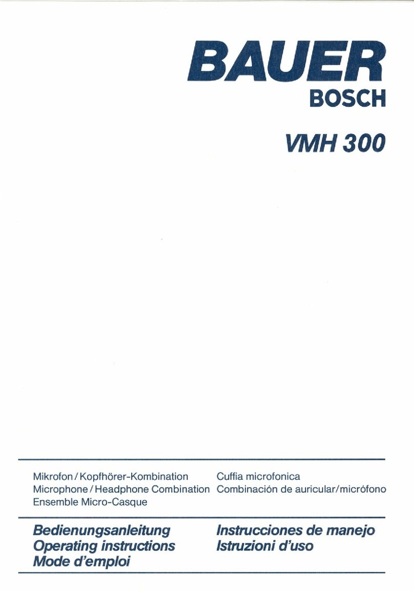 Bosch VHM 300 Manuel utilisateur