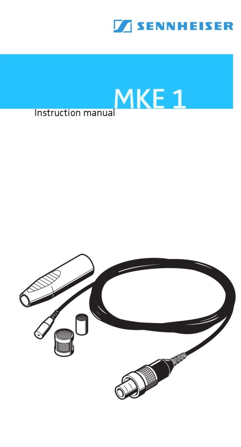 Sennheiser MKE 1 Manuel utilisateur