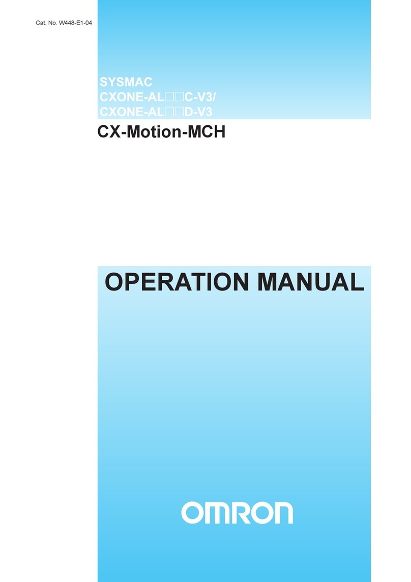 Omron CX-MOTION - 06-2008 Manuel utilisateur