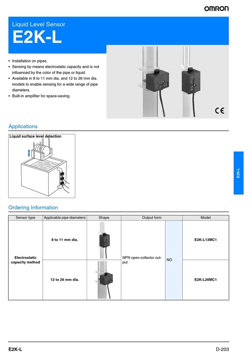 Omron E2K-L Guide de l'utilisateur