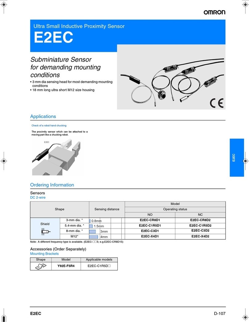 Omron E2EC - Manuel utilisateur