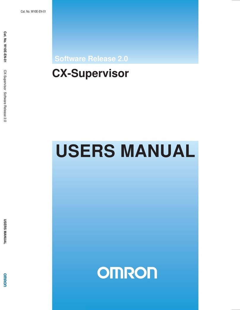 Omron CX-SUPERVISOR - V2.0 Manuel utilisateur