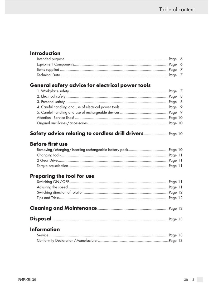 Parkside X14.4-LI Manuel utilisateur