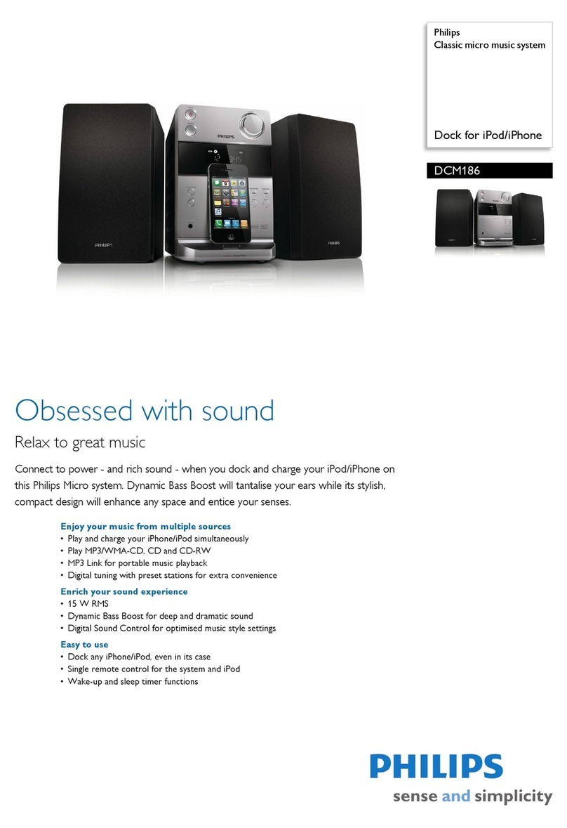 Philips DCM186 Manuel utilisateur Philips DCM186 Manuel utilisateur