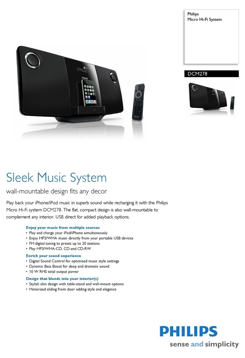 Philips DCM 278 Manuel utilisateur