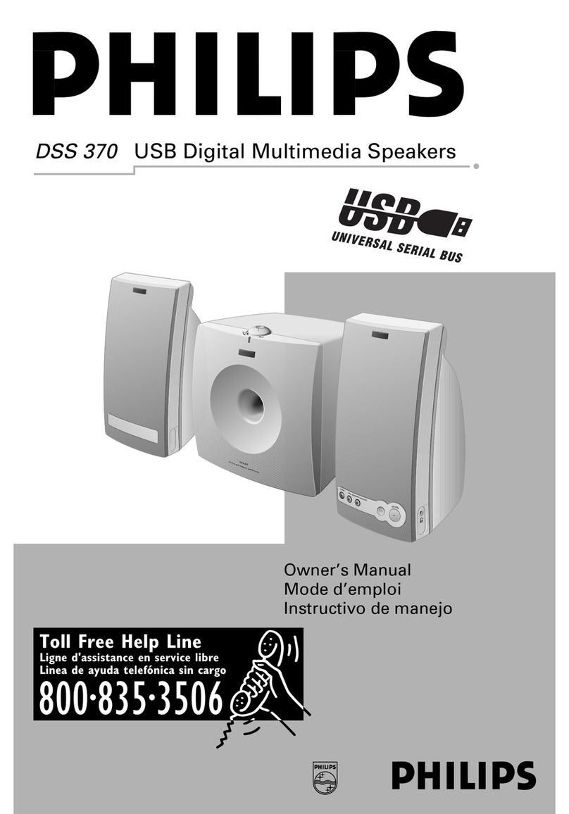 Philips DSS 370 Manuel utilisateur Philips DSS 370 Manuel utilisateur