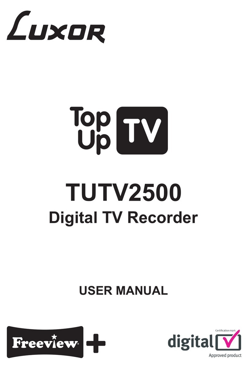Luxor TUTV2500 Manuel utilisateur