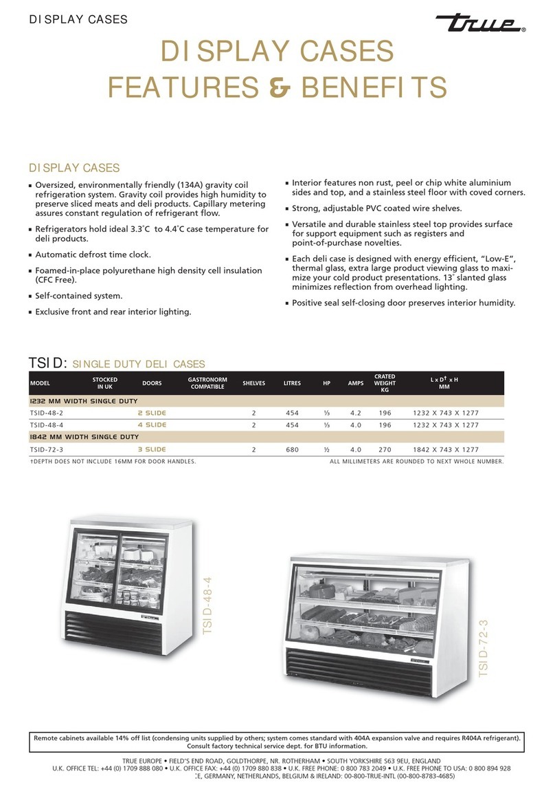 True TSID-72-3 Manuel utilisateur