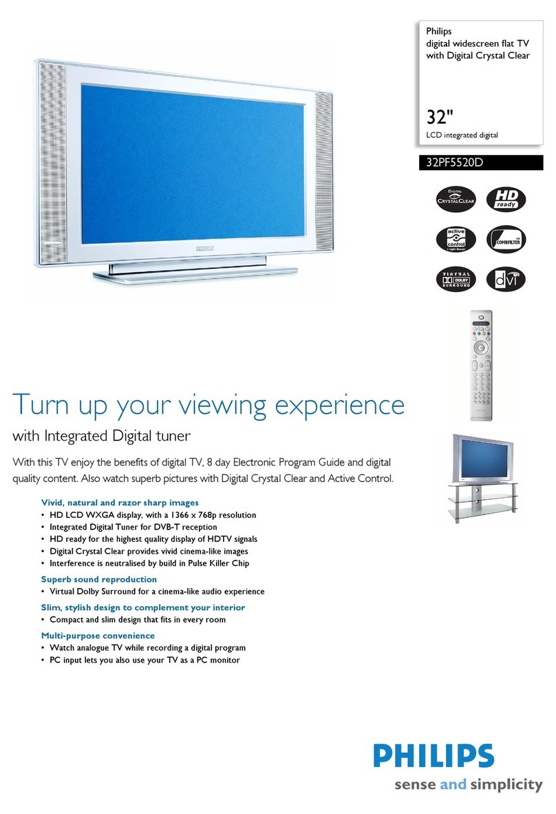 Philips 32PF5520D Manuel utilisateur