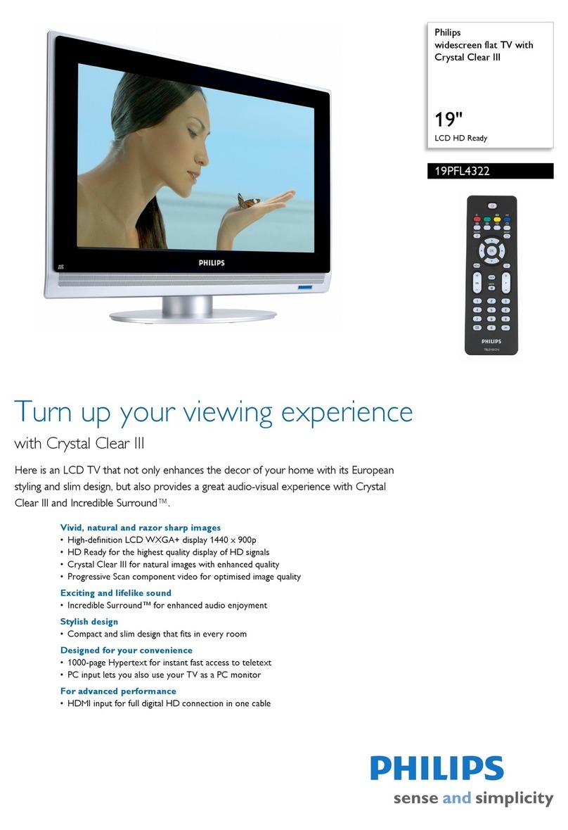 Philips 19PFL4322 Manuel utilisateur