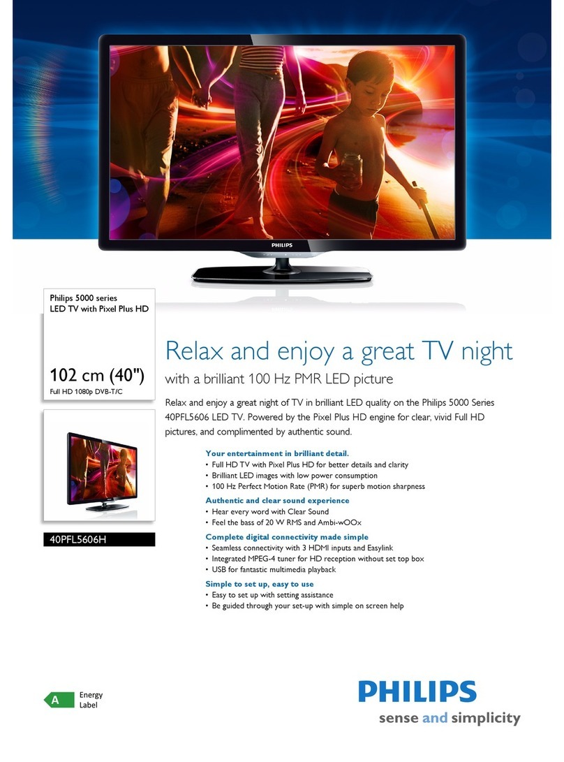 Philips 40PFL5606H Manuel utilisateur