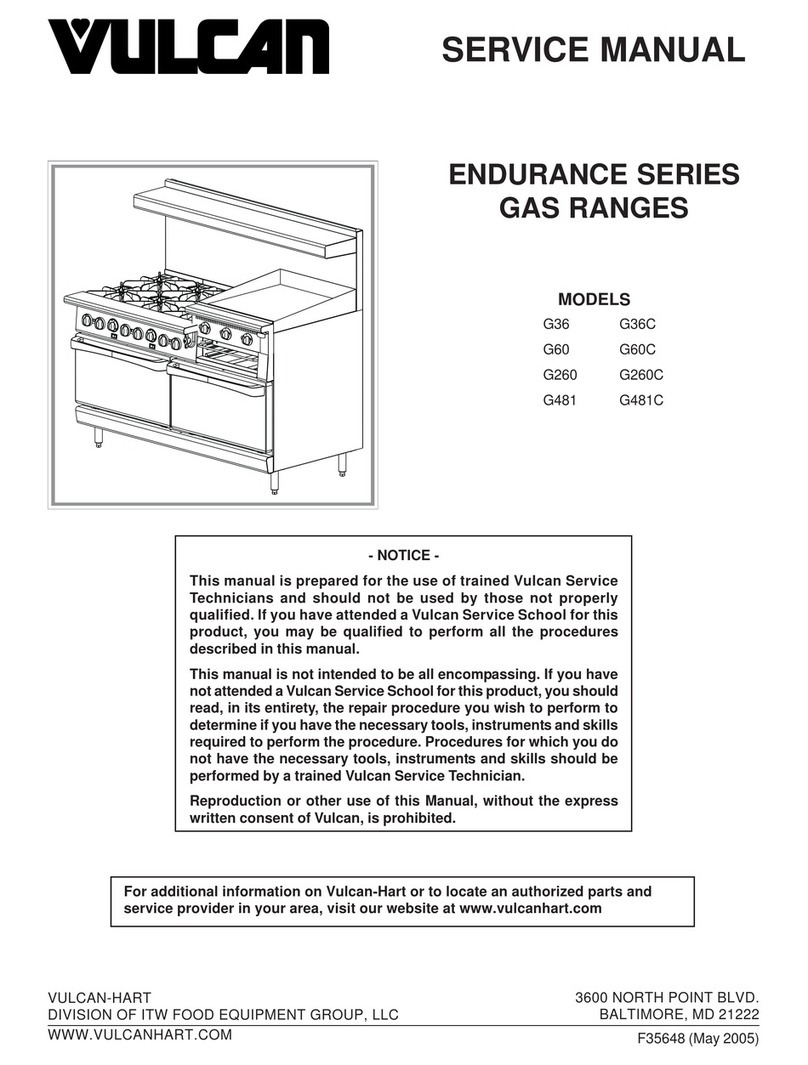 Vulcan-Hart G260 Manuel utilisateur