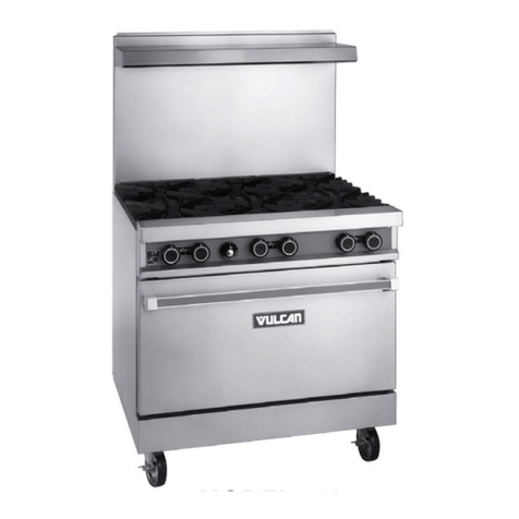 Vulcan-Hart 36L Manuel utilisateur