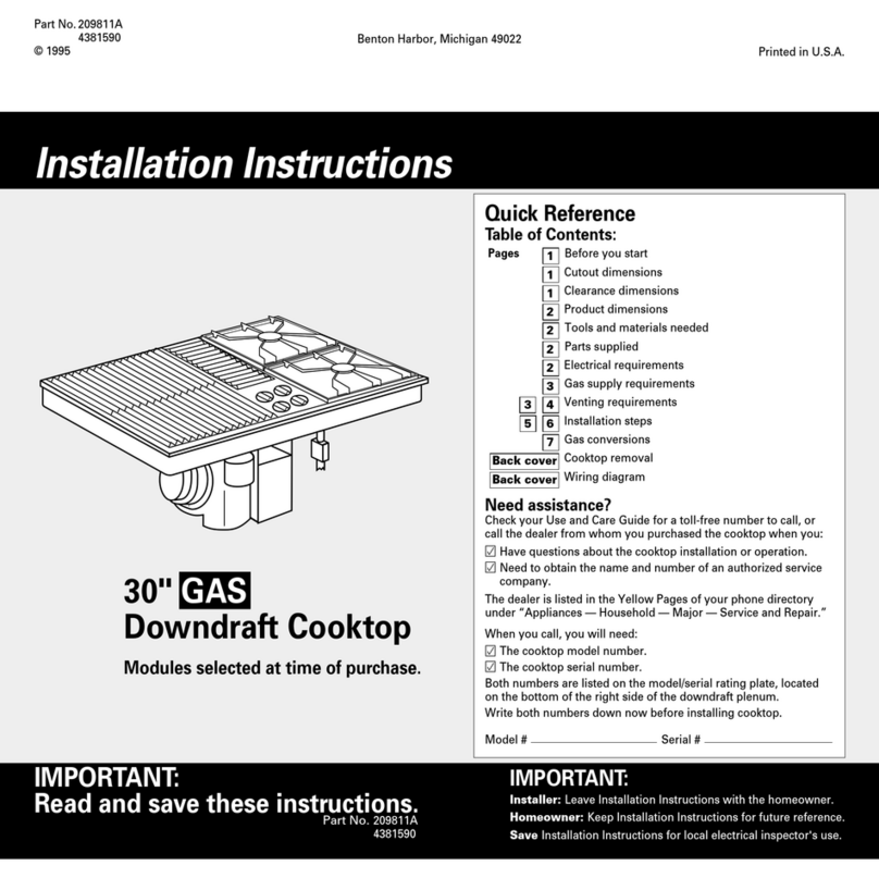 Whirlpool SC8720ED Manuel utilisateur