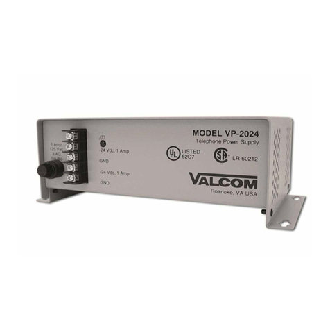 Valcom VP-2024 Manuel utilisateur