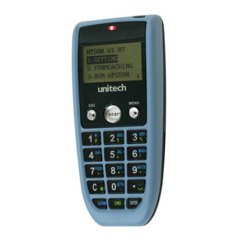 Unitech HT580 Guide de démarrage rapide
