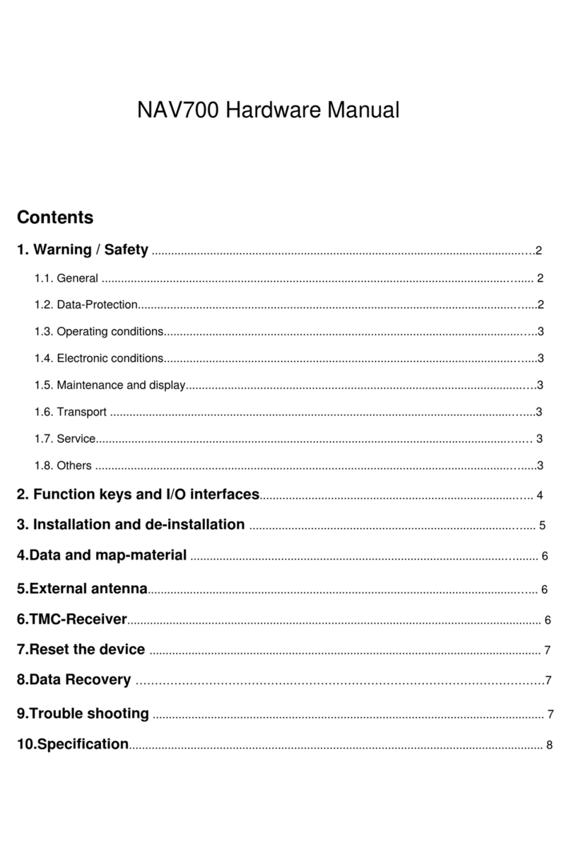 V7 NAV700 Manuel utilisateur