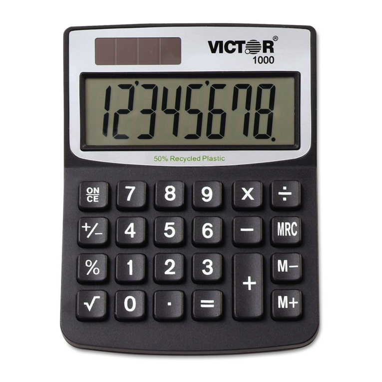 Victor VCT1000 Manuel utilisateur Victor VCT1000 Manuel utilisateur