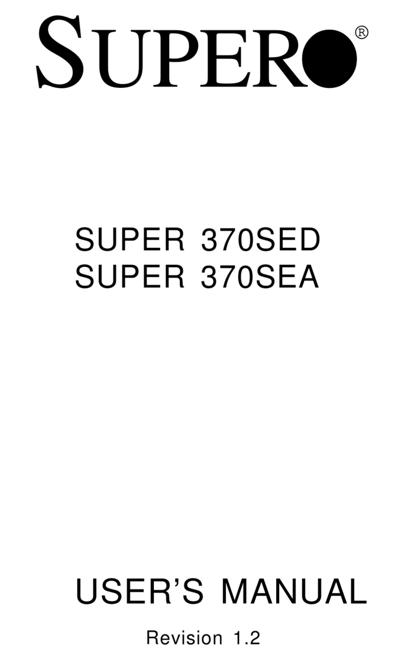 Supero Super 370SEA Manuel utilisateur