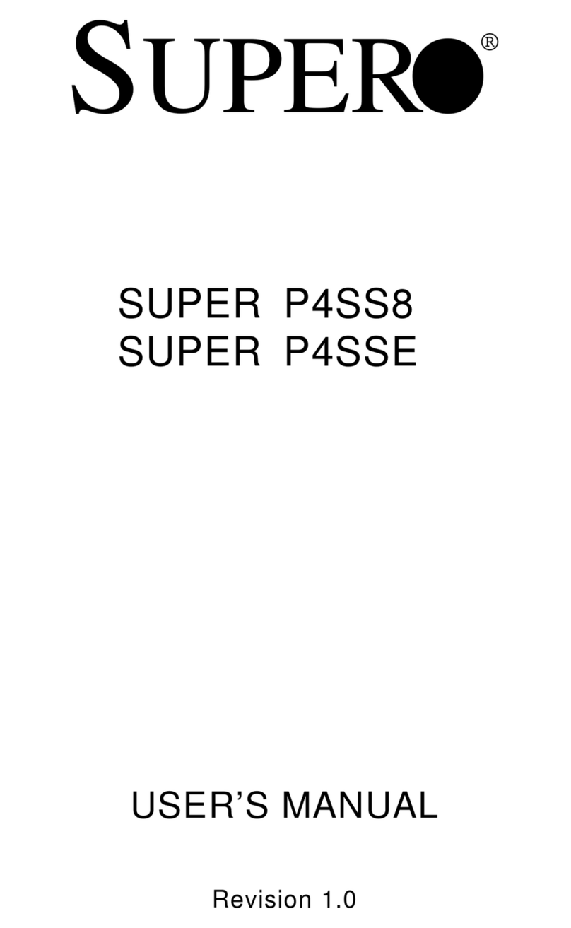 Supermicro SUPER P4SS8 Manuel utilisateur