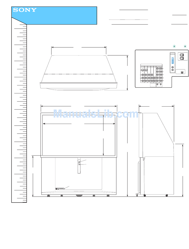 Sony KDP-65WS550 - 65" High Definition Projection... Instructions d'utilisation